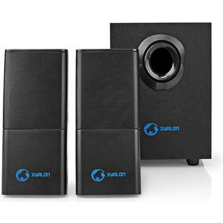 Nedis Gaming højtalermed subwoofer 15W, 9W - Sort