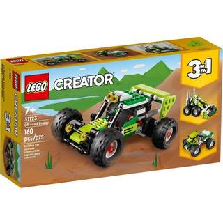 Lego-skaber 3 i 1 off-road buggy omdanner til 3 forskellige konstruktionsk?ret?jer fra Skid Loader Digger til ATV-billeget?j til off-roader-konst