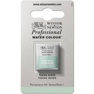 Winsor & Newton Professional akvarelfarve half pan Terre Verte 637
