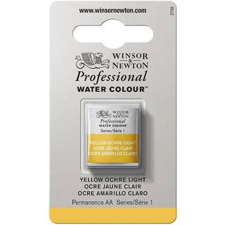 Winsor & Newton Professional akvarelfarve half pan Yellow Ochre Light 745