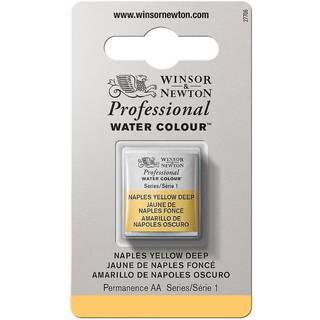 Winsor & Newton Professional akvarelfarve half pan Naples Yell Deep 425