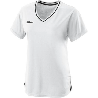 Wilson Team II V-Neck T-shirt Dame White