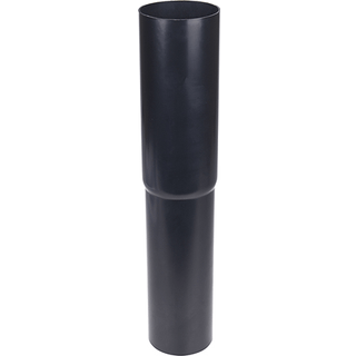 Plastmo lige nedførsel Ø75 sort 5261540