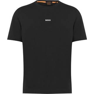 BOSS ORANGE Tchup Logo Crew Neck T-Shirt Black