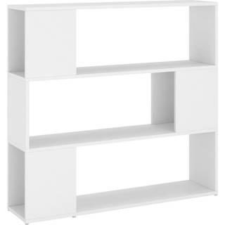 bogreol/rumdeler 100x24x94 cm brun egetræsfarve