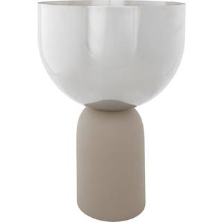 AYTM - Vase - Torus - Silver/Taupe - H23 cm