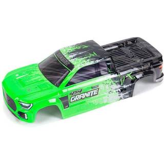 Arrma - ARA402305 - GRANITE 4X4 BLX FÆRDIGMALET KAROSSERI (GRØN)