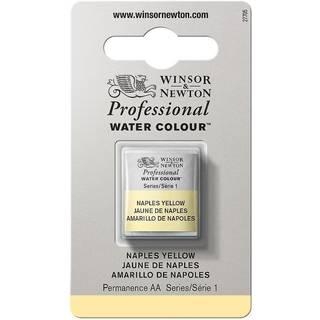 Winsor & Newton Professional akvarelfarve half pan Naples Yellow 422