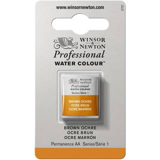 Winsor & Newton Professional akvarelfarve half pan Brown Ochre 059
