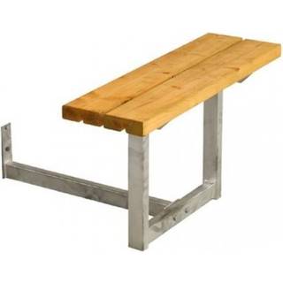 PLUS Basic påbygning til bord/bænkesæt, natur/lærk, 77 cm