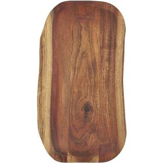 Gorms - Aflangt fad, olieret acacia - 19x40 cm.