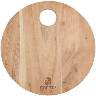 Gorms serveringsbræt/skærrebræt i acacia - Ø35 cm.