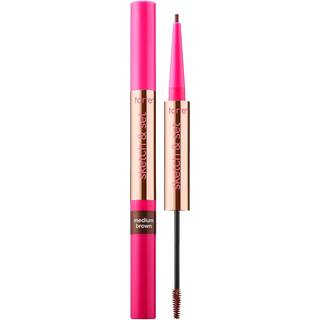 Tarte - Sketch & Set™ - Brow Pencil & Gel - Big Ego Brow Pencil & Tinted Gel Mbrown - For Women - Brun