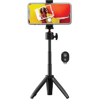Digipower Mini 3 Extendable Tripod til Smartphone m. Bluetooth Fjernbetjening - Maks Mobil: 60 - 90mm - Sort