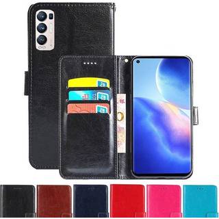 Wallet Cover 3-kort Oppo Find X3 Neo 5G  - mørk
