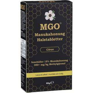 MGO Manuka Honning Halstabletter 300+, Citron, 60 g