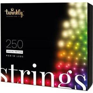Twinkly RGBW lyskæde, 250-fl. 20m sort