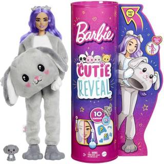 Barbie Cutie Reveal Doll Puppy Plush Costume 10 overraskelser inklusive mini Pet & Color Change