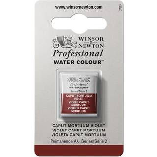 Winsor & Newton Professional akvarelfarve half pan Caput Mortuum Violet 125