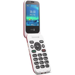 Doro 6881 mobiltelefon (sort/hvid)