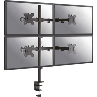 Neomounts by NewStar Neomounts FPMA-D550D4 mounting kit - full-motion - for 4 flat panels - black