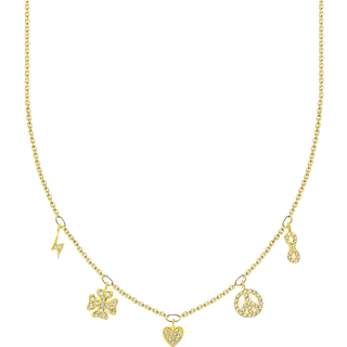 Thomas Sabo Charming Symbols Guld halskæde 42cm