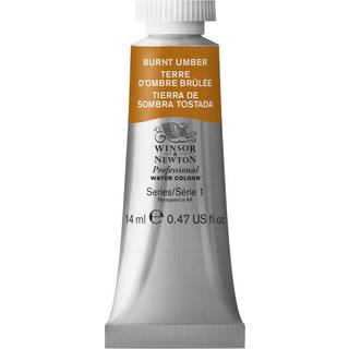 Winsor & Newton Professional akvarelfarve 14 ml Burnt Umber 076