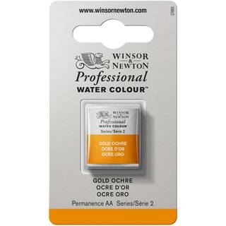 Winsor & Newton Professional akvarelfarve half pan Gold Ochre 285