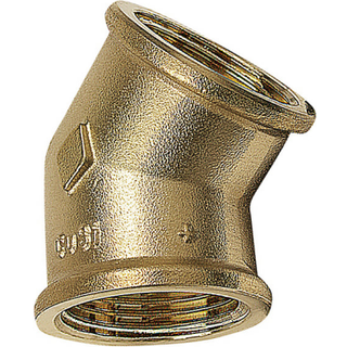 PURAFIT vinkel 1/2'' muffe/muffe. 45°. Siliciumbronze. Blyfri.