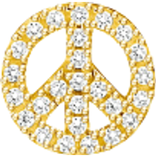 Thomas Sabo H2218-414-14 Single Ohrstecker Peace Goldfarben