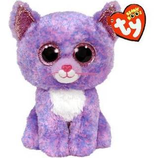 TY Beanie Boo Cassidy Den Lavendelfarvede Kat - 15 cm