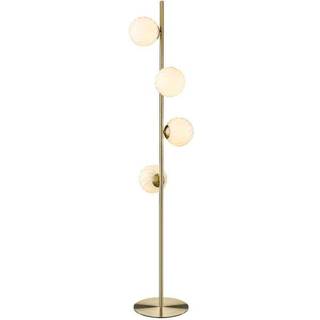 Twist 4 Gulvlampe - Opal / Sort - Halo Design
