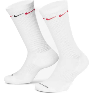 Nike Nike White Everyday Plus Cushioned Crew Socks 3 Pack