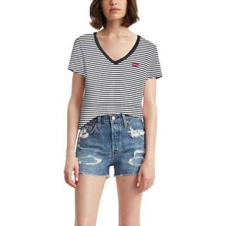 Levi's Levi's Blue Perfect V-Neck 100% Cotton T-Shirt