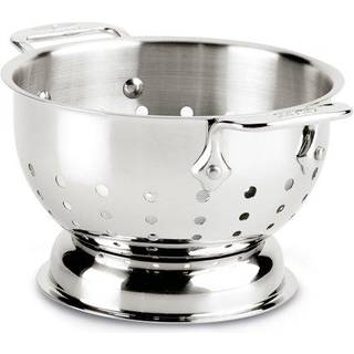 All-klädda verktyg och tillbehör Rostfritt stål durgar 1,5 kvartfilter pastaril med handtagskrukor och kokkärlssilver