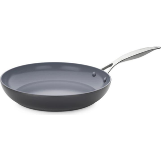 Greenpan Valencia Pro Hard Anodized Healthy Ceramic Nonstick 11 """" Frying Pan Skillet PFAS-fri induktion opvaskemaskine sikker ovn sikker grå