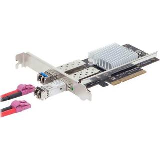 DIGITUS DN-10162 - network adapter - PCIe 3.0 x8 - 10 Gigabit SFP+ x 2