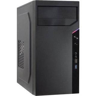 Inter-Tech IT-6505 Reto - Kabinet - Tower - Sort