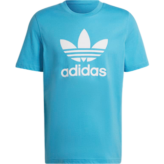 Adicolor Classics Trefoil T-shirt - App Sky Rush / White - XS