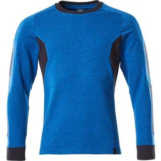 MASCOT ACCELERATE sweatshirt, azurblå/mørk marine - S
