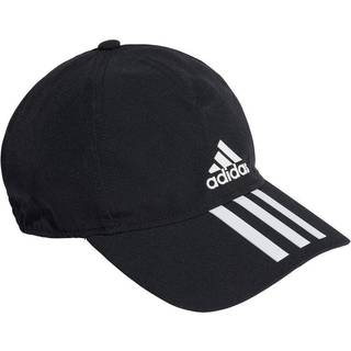 AEROREADY 3-Stripes Baseball kasket - Black / White / White - Unge