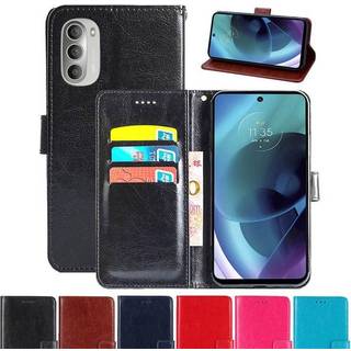 Motorola Moto G71 5G Wallet Cover 3-kort  - sort