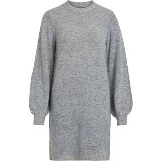 OBJECT - Grå - Objeve Nonsia L/S Knit Dress Noos - Small