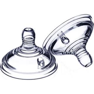 Tommee Tippee Natural Start Anti-Colic Teat suttehoved Thick Feed 6m+ 2 stk. - 2 stk.