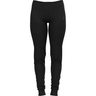 Odlo Women's BL Bottom Long Active F-Dry Light Eco Syntetisk undertøj Damer størrelse XS farve sort