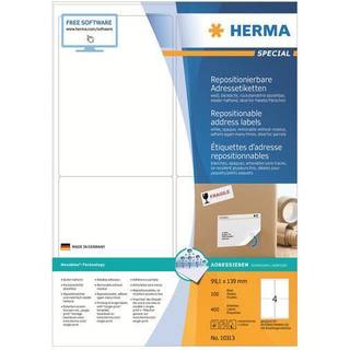 HERMA etiket aftagelig 99,1 x 139 mm, 400 stk.