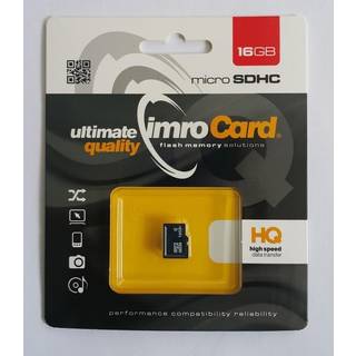 Imro microSDHC-hukommelseskort 16 GB klasse 6