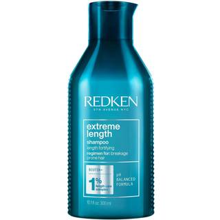 Redken Damaged hair Extreme Length Shampoo with Biotin 300 ml (510,00 kr / 1 l) - 300 ml