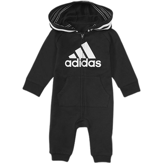 adidas unisex baby sp?dbarn piger 'og drenge' lang?rmet h?tte coverall overalls sort 12 m?neder os