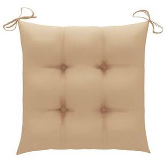 stolehynder 4 stk. 40x40x7 cm oxfordstof beige
